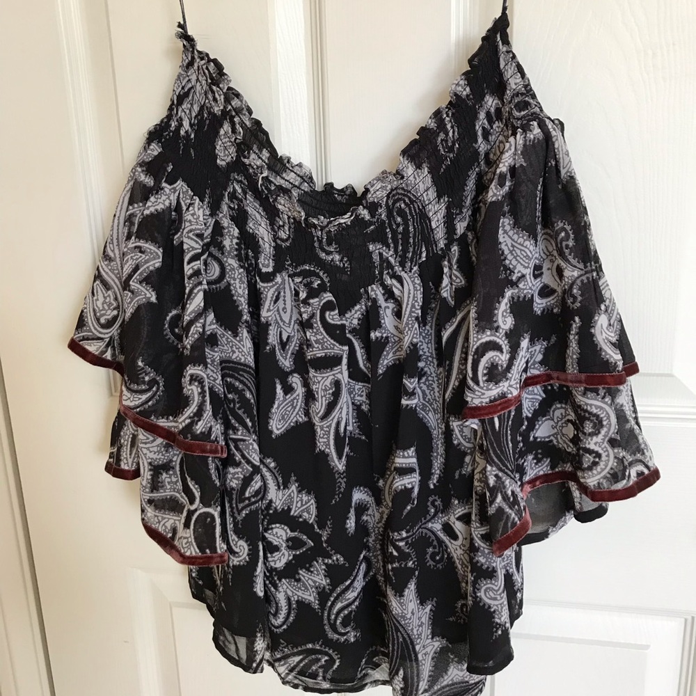 On/ Off shoulder top by Loft